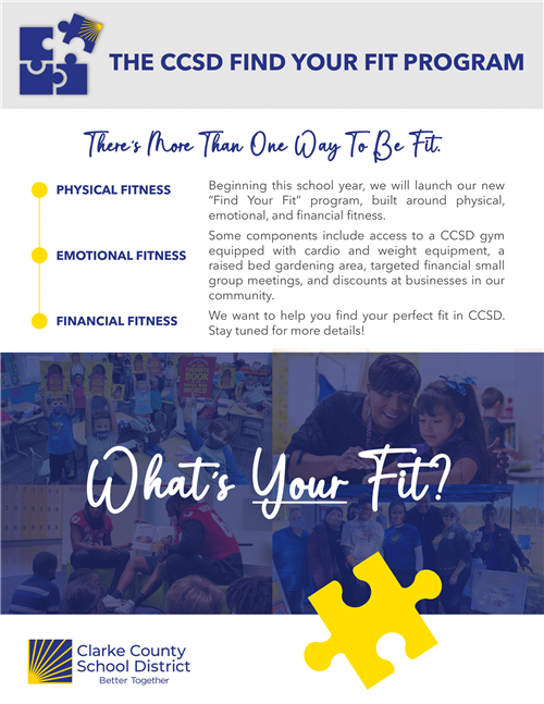 Find Your Fit Program Information